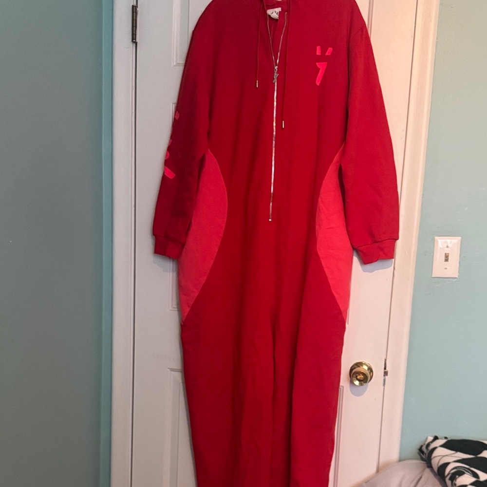 YITTY Red and Pink Jumpsuit